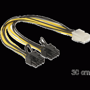 Adaptateur PCIe 6 points -> 2x 8 points 30cm - 83433