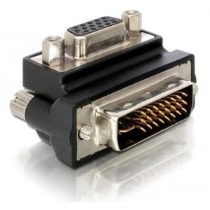 Adaptateur VGA/DVI coudé 90° - 65172