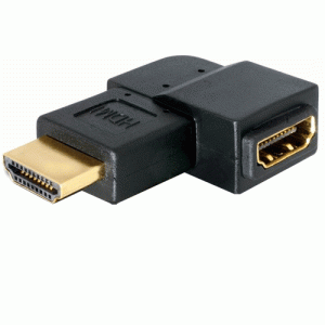 Adaptateur HDMI Mâle / Femelle coudé gauche - 65077