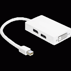 Adaptateur Mini DisplayPort Mâle / DP +HDMI +DVI24 - 61768