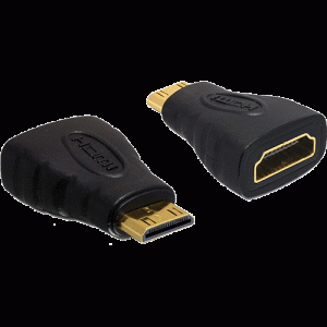Adaptateur Mini HDMI C mâle vers HDMI A femelle - 65244