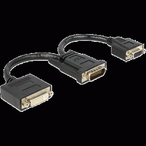 Adaptateur DMS-59 mâle vers DVI24+5 /VGA f. 20cm - 65555