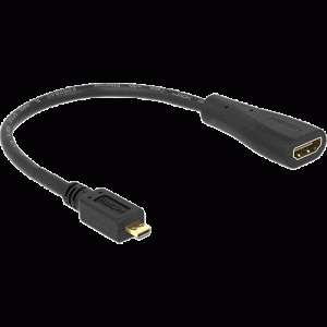 Adaptateur micro HDMI D Mâle vers HDMI Femelle - 65391