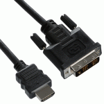 Câble vidéo HDMI / DVI-D Single Link Mâle 1.8m - KO125510