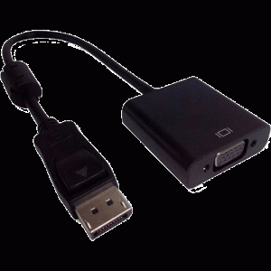 Adaptateur Displayport Mâle VGA Femelle noir - KO125556M2