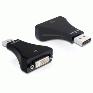 Adaptateur monobloc Displayport Mâle DVI-I Femelle - 65257