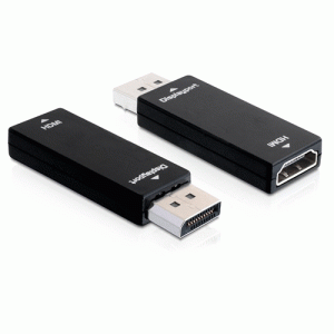 Adaptateur monobloc Displayport Mâle HDMI Femelle - 65258