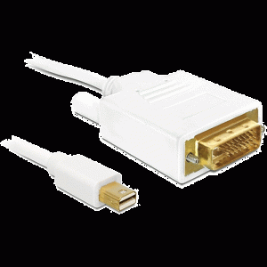 Câble Mini Displayport Mâle - DVI 24+1 M blanc 2m - 82918