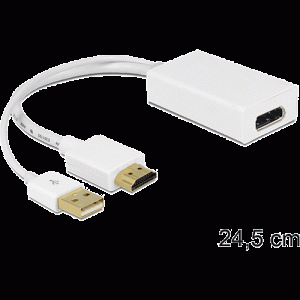 Adaptateur HDMI Mâle - Displayport 4Kx2K @30Hz - 62496