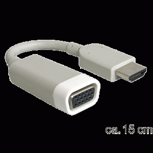 Adaptateur HDMI A Mâle - VGA Femelle - 65469