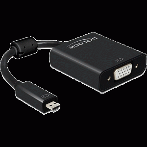 Adaptateur HDMI micro D Mâle - VGA Femelle + audio - 65558