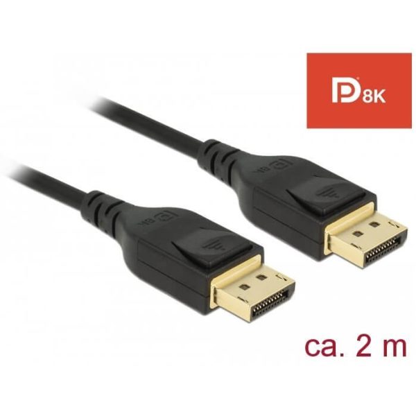 Câble DisplayPort certifié 8K 60Hz 2m - 85660