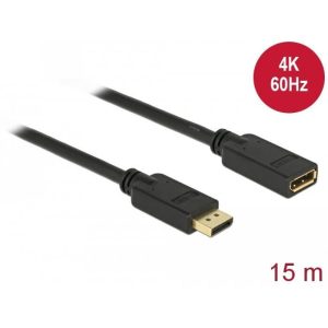 Câble prolongateur DisplayPort 1.2 4K 60Hz M/F 15m - 84908