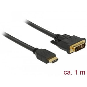 Câble bi-directionnel HDMI vers DVI 24+1 1m - 85652