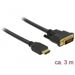Câble bi-directionnel HDMI vers DVI 24+1 3m - 85655