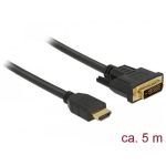 Câble bi-directionnel HDMI vers DVI 24+1 5m - 85656
