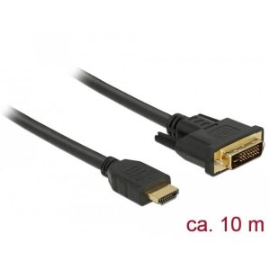 Câble bi-directionnel HDMI vers DVI 24+1 10m - 85657