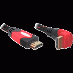 Câble vidéo HDMI High speed coudé bas 1,8m - 82686