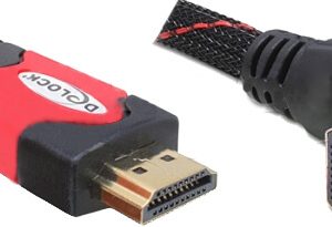Câble vidéo HDMI High speed coudé bas 3m - 82687