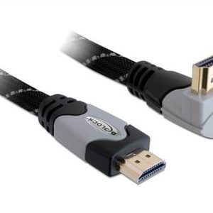 Câble vidéo HDMI 4K High speed coudé vertical 5m - 83077