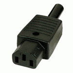 Fiche IEC-C13 Femelle 10A à monter - KO1428