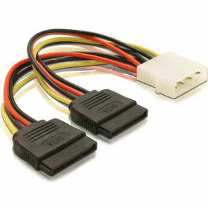 ADAPTATEUR ALIMENTATION INTERNE MOLEX VERS 2X SATA - 60102