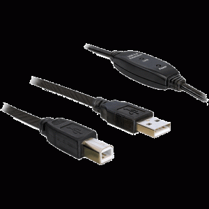 Câble USB 2.0 actif AB Mâle longueur 10m - 82915