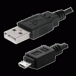 Câble USB 2.0 A Mâle/Micro USB B Mâle 2m - 82335