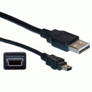 Câble USB 2.0 Pro A / Mini B 5pins 1.5m - 82252