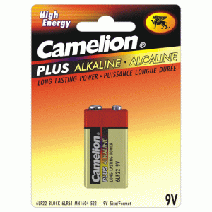 Pile alcaline 6LR61 9V 500mAh - 6LR61-BP1