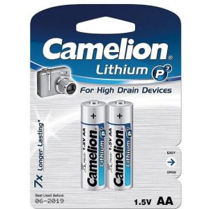 Pack 2 piles Lithium LR06 AA Ultra Long life - FR6-BP2