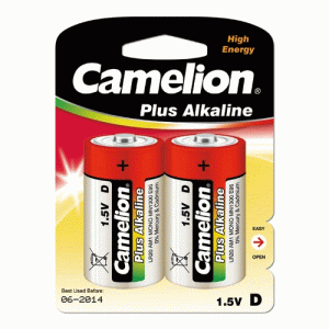 Pack 2 piles  alcaline LR20 -