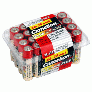 Pack 24 piles super alcaline LR6 AA 1200mA - LR6-PB24