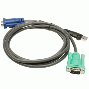 Câble KVM 2L-5202U - USB/VGA vers SPHD 1.8m - 2L-5202U
