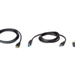 Kit de câbles KVM USB HDMI de 1,8 M - 2L-7D02UHX3