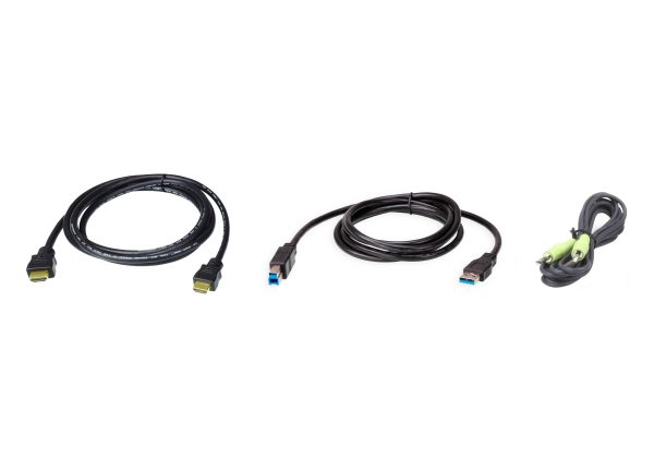 Kit de câbles KVM USB HDMI de 1,8 M - 2L-7D02UHX3