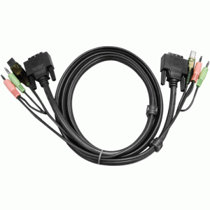 Câble KVM 2L-7D02UI - USB/DVI/AUDIO 1.8m - 2L-7D02UI