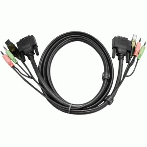 Câble KVM 2L-7D03UI - USB/DVI/AUDIO 3m - 2L-7D03UI
