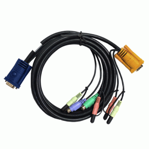 Câble KVM 2L-5303P - VGA/PS2/AUDIO vers SPHD 3m - 2L-5303P