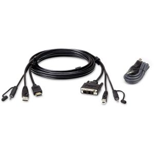 USB KVM Cable Audio 1,8M USB HDMI to DVI-D Secure - 2L-7D02DHX2
