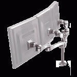 Support de bureau pour 3 écrans LA 526-1 Travers. - LA 526-1