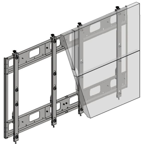 Support mural pour mur d'images 2x2 paysage - W07045