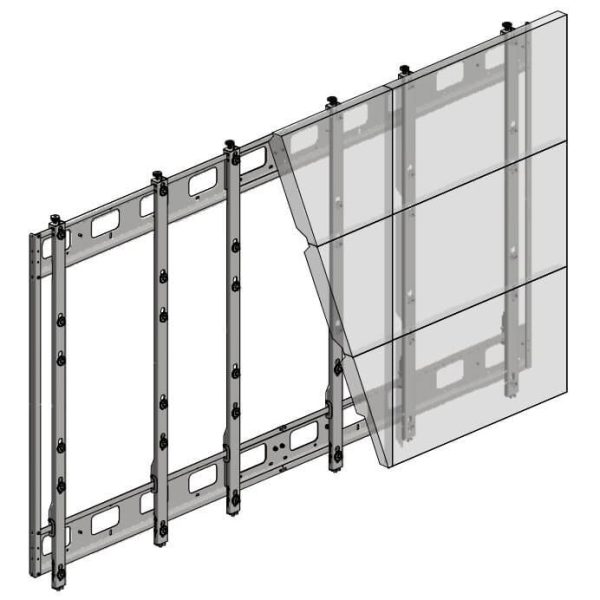 Support mural pour mur d'images 3x3 paysage - W07048