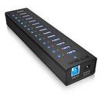 Hub USB 3.0 externe 13 ports avec alimentation - IB-AC6113