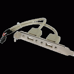 Adaptateur slot USB 2.0 2 ports A - 71000