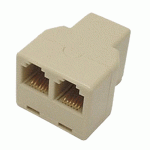 DEDOUBLEUR RJ11/12 6P/6C F/F/F - EO3508F
