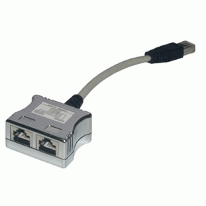Eclateur RJ45 Mâle / 2 Femelles Cat 5e STP - EO3510B