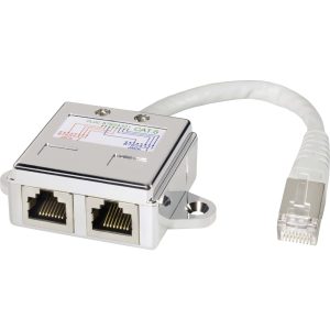 Eclateur RJ45 Mâle / 2 Femelles Cat 6 STP - EO3510BC6