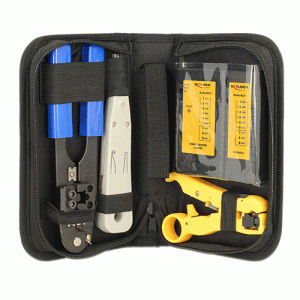 Mallette outillage réseaux RJ45 4 outils - 86105