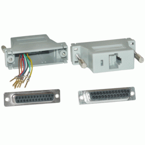 Adaptateur modulaire RJ45 / DB25 Femelle - KO4913
